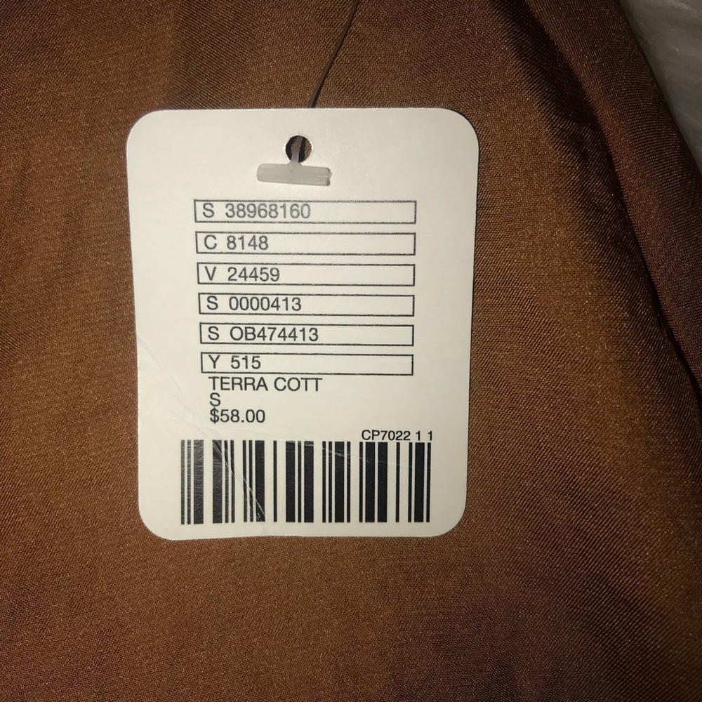 Terra-cott slinky tank